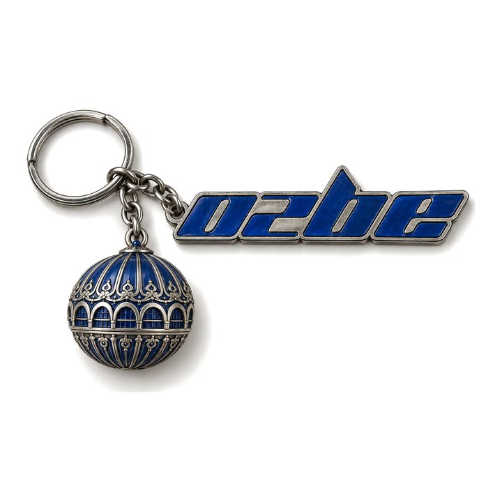 Брелок металлический
